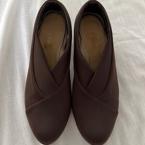 NAOT Slip On Lucerne Heels Brown Size 39 US 8